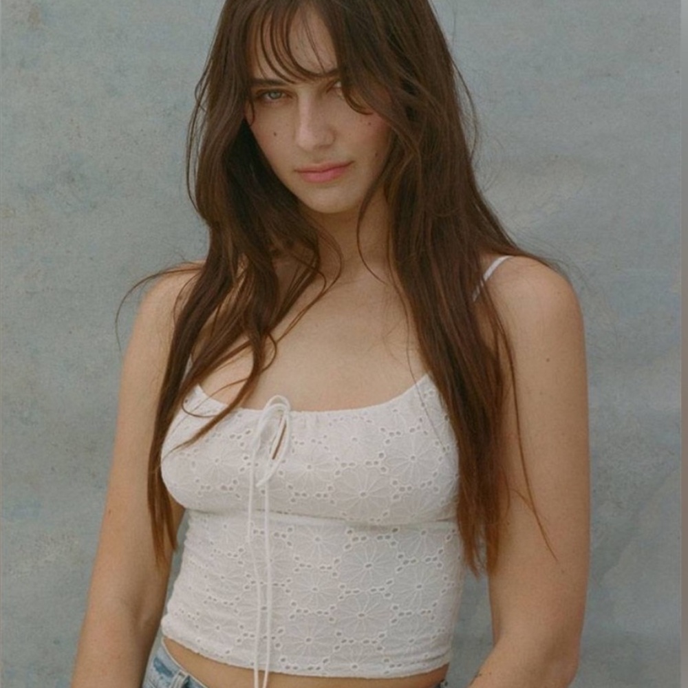 RÉALISATION PAR X CLAUDIA SCHIFFER STELLA EYELET BUSTIER BNWT